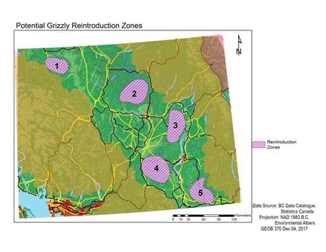 Results And Discussion Bc Grizzlies Vulnerable Subpopulations And
