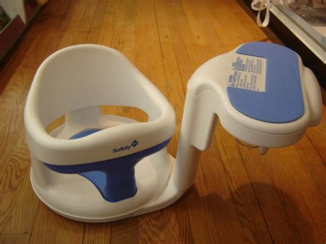 If you don't want a baby tub but still need a little support in the big bath, try this bathtub + bath seat hybrid. Safety 1st Infant Baby Bath Seat Tubside Swivel Ring | eBay