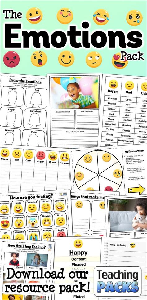 The Emotions Teaching Pack Primary School Activities Emotions