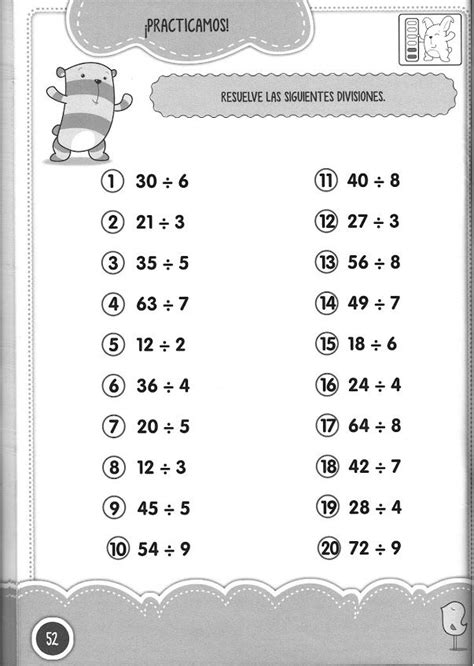 Archivo De álbumes Matematicas Tercero De Primaria Divisiones