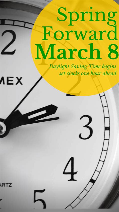 Daylight Savings Time Begins March 8th Ravenswood Evangelical