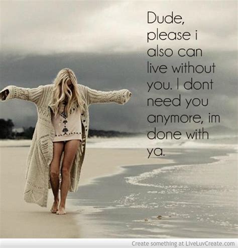 I Dont Need You Anymore Quotes Quotesgram
