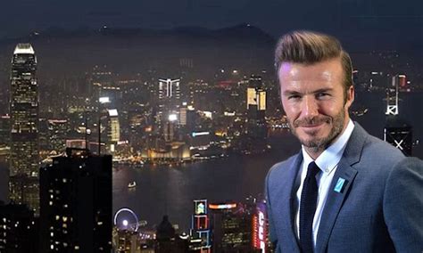 David Beckham Sparks Furious Backlash From Hong Kong Fans Daily Mail
