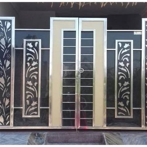 Polished Stainless Steel Main Gate Design Modern At Rs 26000