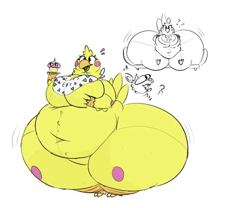 Omg so thick yass queens. Doubeaw on Twitter: "nobody heckin draws chica so I did it ...
