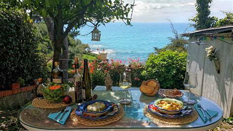 Lunch In A Typical House On The Ligurian Riviera Italian Riviera