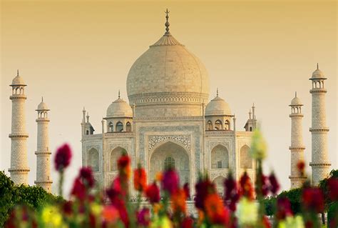 Fonds Decran Taj Mahal Inde Mosquée Agra India Uttar Pradesh