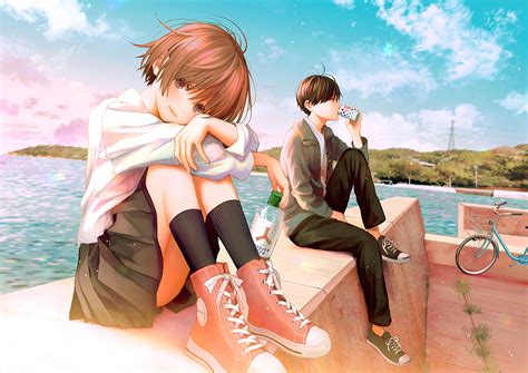 16 Stunning The Cutest Anime Couple Wallpapers Wallpaper Box