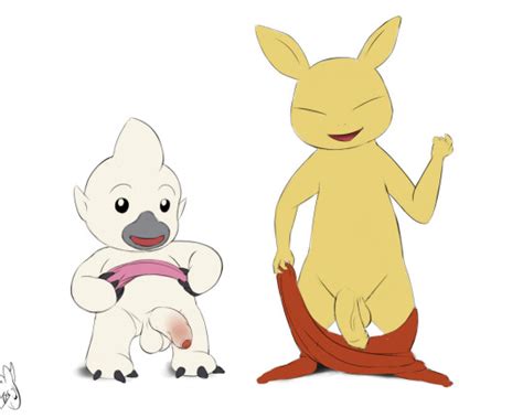 Rule 34 Anthro Balls Bokomon Closed Eyes Clothed