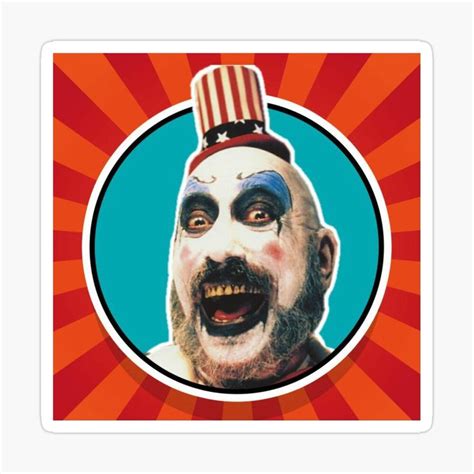 Captain Spaulding Sticker By Chaoscrie666 Coloring Stickers Art