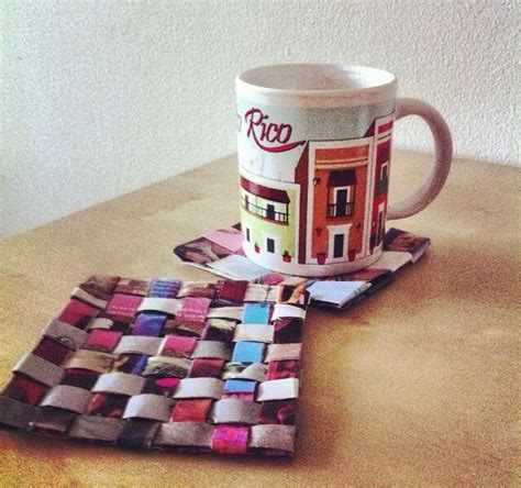 Load the paper with the print side face up. How to Make Cup Coasters From Magazine Papers | Recipe ...