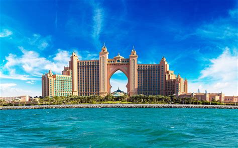 Descargar Fondos De Pantalla Atlantis Hotel 4k Dubai Emiratos árabes