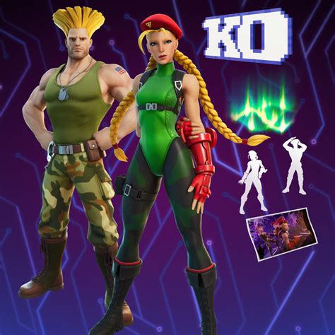 Cammy And Guile Bundle Fortnite Epic