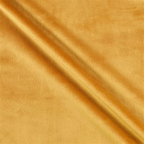 Golden 90 Solid Minky Cuddle Fabric From Shannon Fabrics