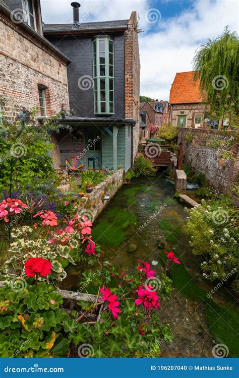 An Idyllic Village In The Normandy Region In France Stock Photo