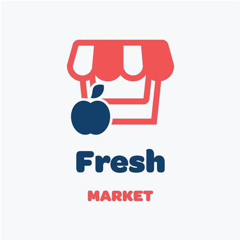 Fresh Market Logo 8420864 Vector Art At Vecteezy