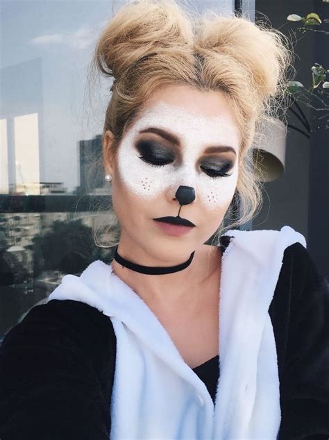 Hallowen Make Up Ideas 150 Maquillaje De Panda Disfraces De Panda