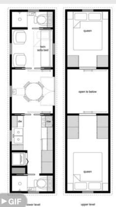 Varying options of layout and building function are available. 8x20 Floor Plan. I would add a fold down table for a dining space and incorporate stairs with ...