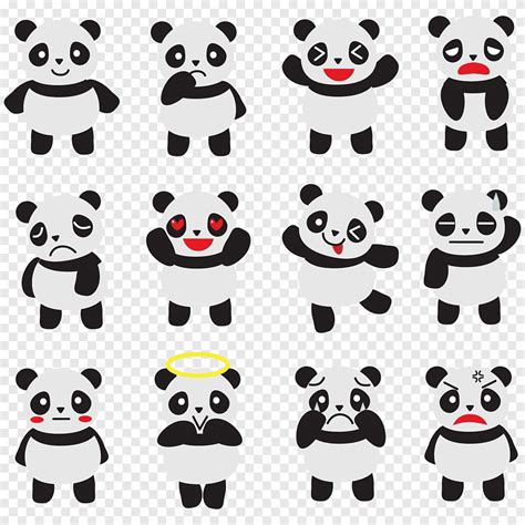 Giant Panda Bear Cuteness Emoticons Panda Animals Happy Birthday