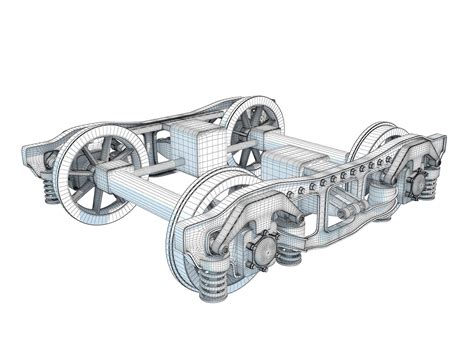 Train Wheels 3d Model Cgtrader