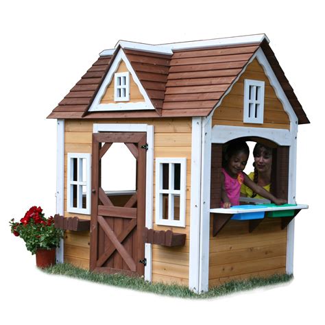 To ensure the longevity of this playhouse, backyard discovery has designed this playhouse with a sturdy wood roof, the signature sunburst gables, and is made of sturdy cedar that has been treated to ensure. Swing-n-Slide Cottage Playhouse & Reviews | Wayfair