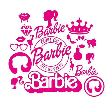 19 Barbie Svgs And Pngs Bundle Doll Svgs And Pngs Logo Etsy UK