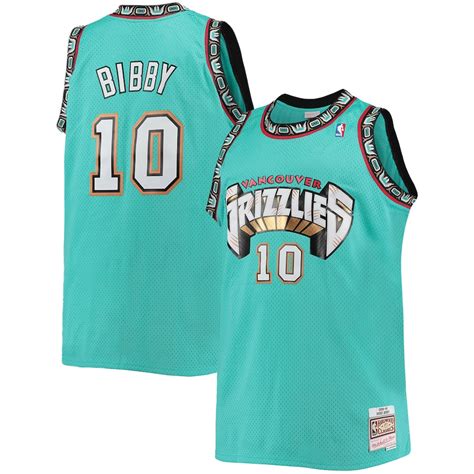 Womens Mitchell Ness Vancouver Grizzlies Nba Mike Bibby Basketball
