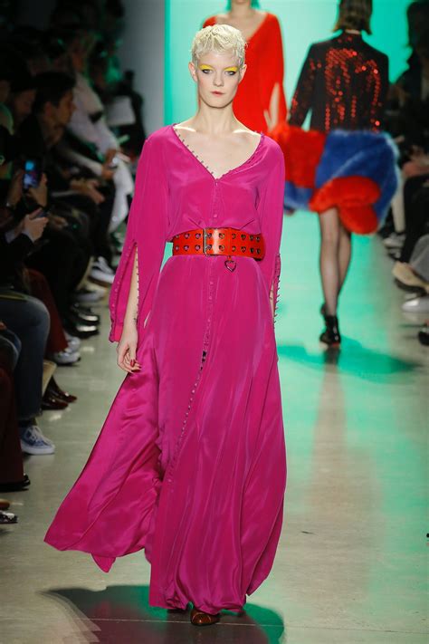The Complete Adam Selman Fall 2018 Ready To Wear Fashion Show Now On Vogue Runway Magenta And Red