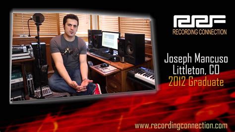Working In The Recording Studio Joseph Mancuso Littleton Recording
