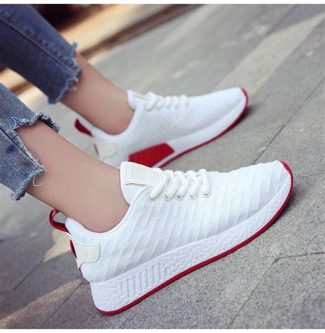 New Fashion Vulcanized Breathable Women Sneakers In 2020 Sports Shoes