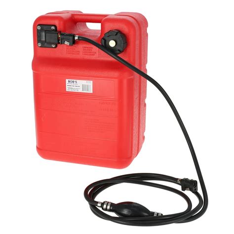 Bisupply Portable Boat Fuel Tank 6gal 24l Boat Gas Tank Outboard Tank