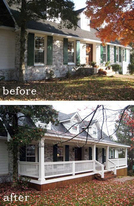 Before And After 7 Sensational Front Porch Additions House Exterior
