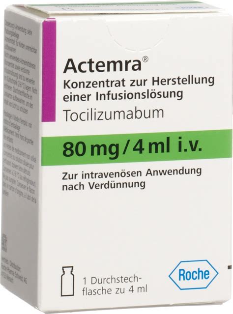 Actemra Infusionskonzentrat 80mg4ml Durchstechflasche 4ml In Der Adler