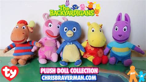 Backyardigans Plush Doll Collection Nick Jr Ty Babies Youtube