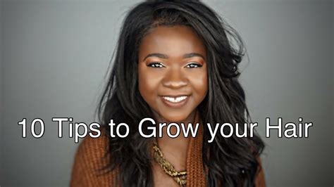 10 Daily Tips To Grow Long Healthy Relaxed Hair Youtube