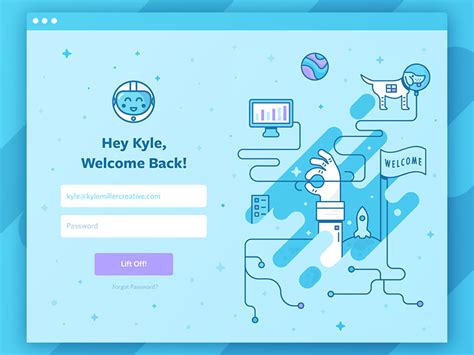 Welcome Screen By Kyle Anthony Miller On Dribbble