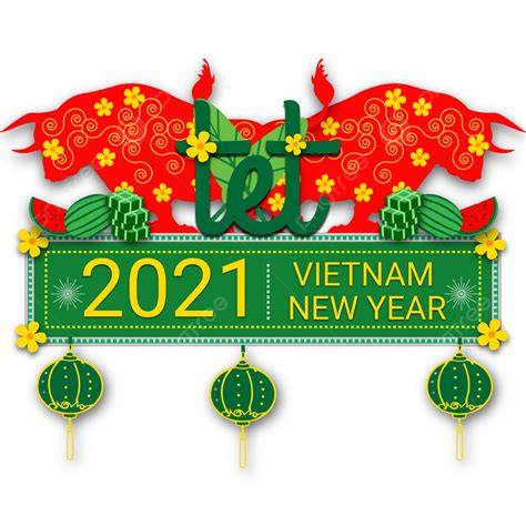 Tet New Year Vector Hd Png Images Vietnamese New Year Tet 2021