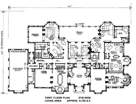 20,000+ square feet for a private residence is an insane amount of space, yet there are many of these homes located all over the world. 18,390 sq ft first floor | House plans mansion, Mansion ...