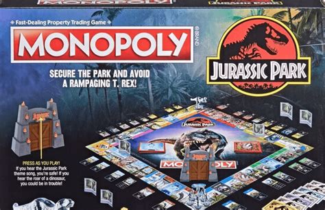 Jurassic Park Monopoly Brings Movie To Life Inside The Magic