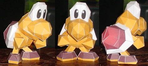 Bowser Papercraft Mario 64 Paper Crafts For Adults