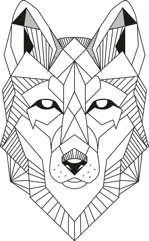 Wolf Lineart Free Vector Cdr Download