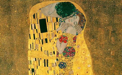 The Kiss By Gustav Klimt On View At The Belvedere Castle Vienna