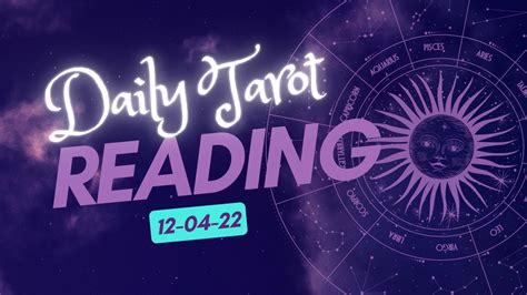 Daily Tarot Reading 12 04 22 Youtube