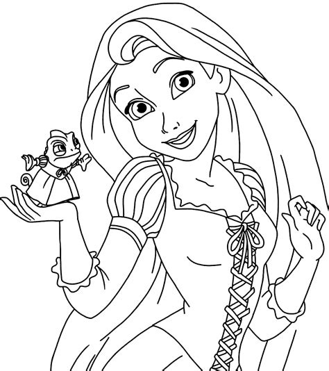 Dibujos Para Colorear De Princesa Rapunzel Para Colorear Images And