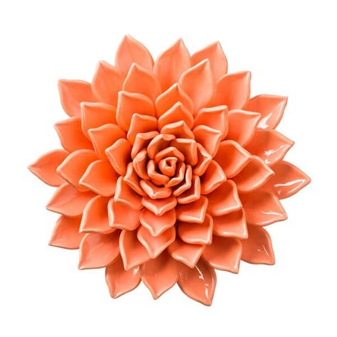 Bungalow Rose Ceramic Flowers Wall Décor Wayfair