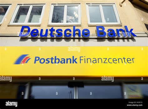 The German Bank Separates From The Postal Bank Symbolic Photo