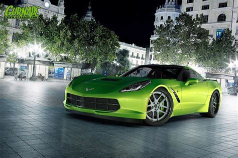 Green C7 Corvette Beautiful Cars Corvette Stingray