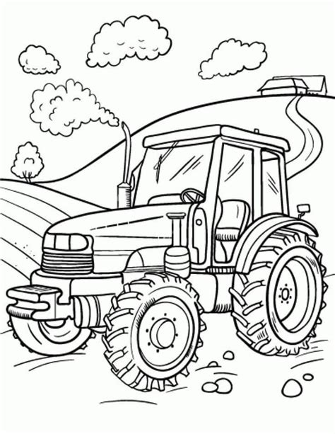 Coloriage Tracteur Page My XXX Hot Girl