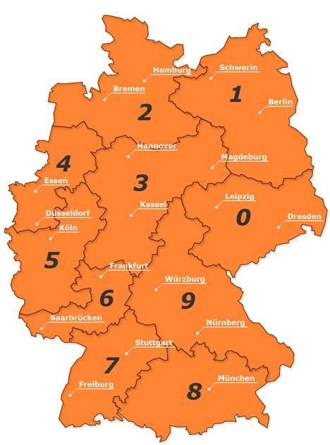 Plz Karte Deutschland Postleitzahlenkarte Mit Plz Gebiete