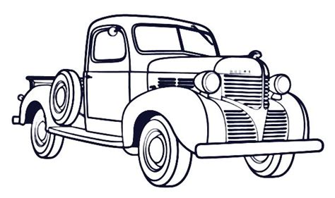 It cannot be denied that this activity can stimulate the imagination of children, as well as children's media to learn colors and shapes. Printable Antique Cars Coloring Pages | Cars coloring ...